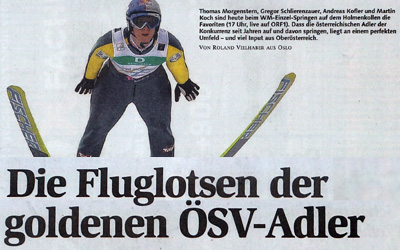 Die Fluglotsen de goldenen ÖSV-Adler