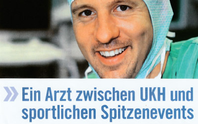 Arzt zwischen UKH und sportlichen Spitzenevents